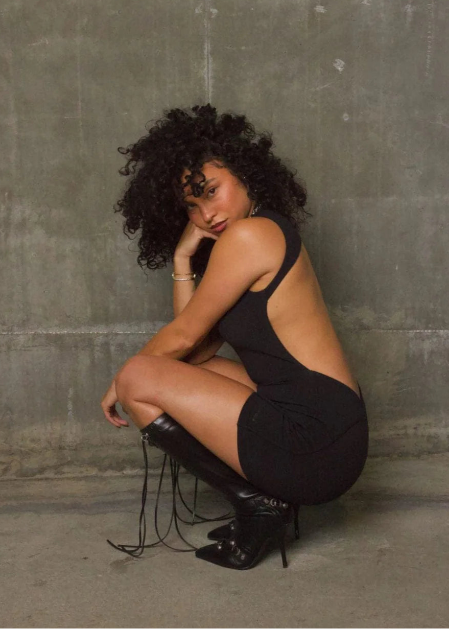 Backless Bodysuit with Built in Bra