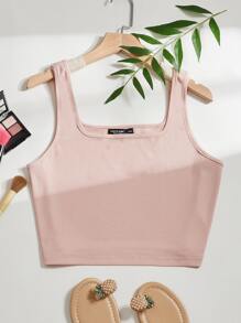 Blush Pink Crop-Top