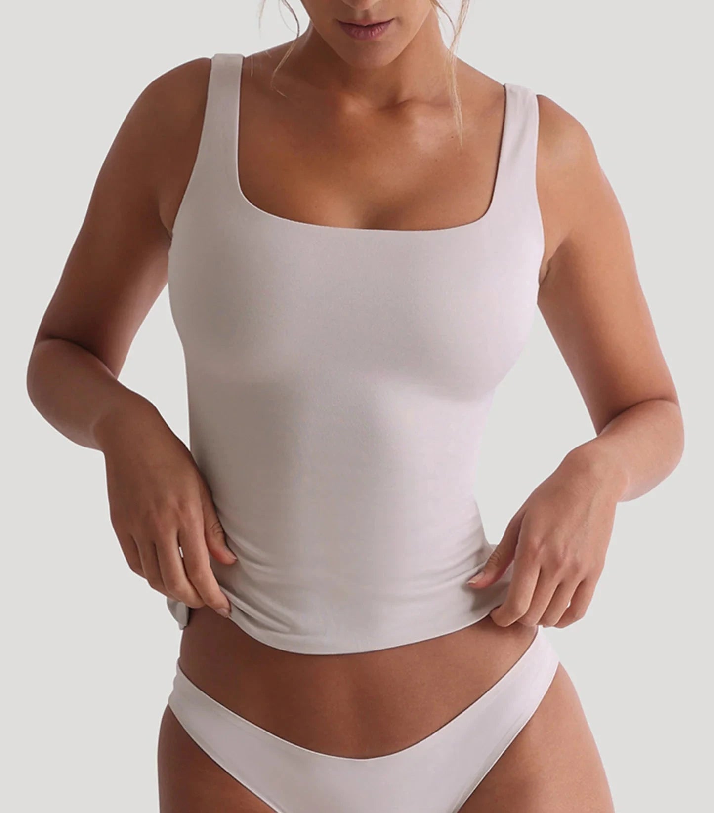 Second Skin Tank Top with Built-in Bra