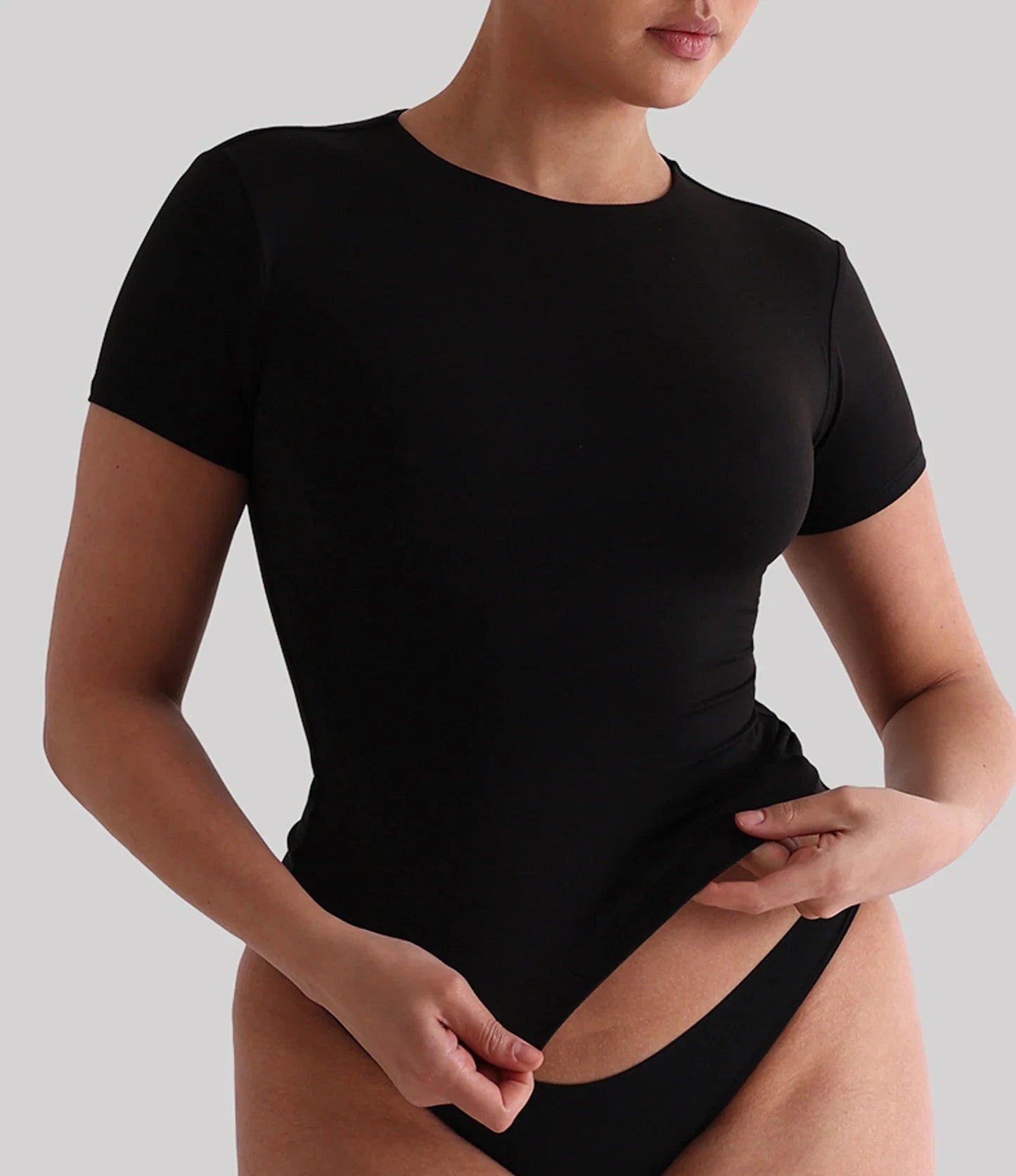 Second Skin T Shirt with Built-in Bra