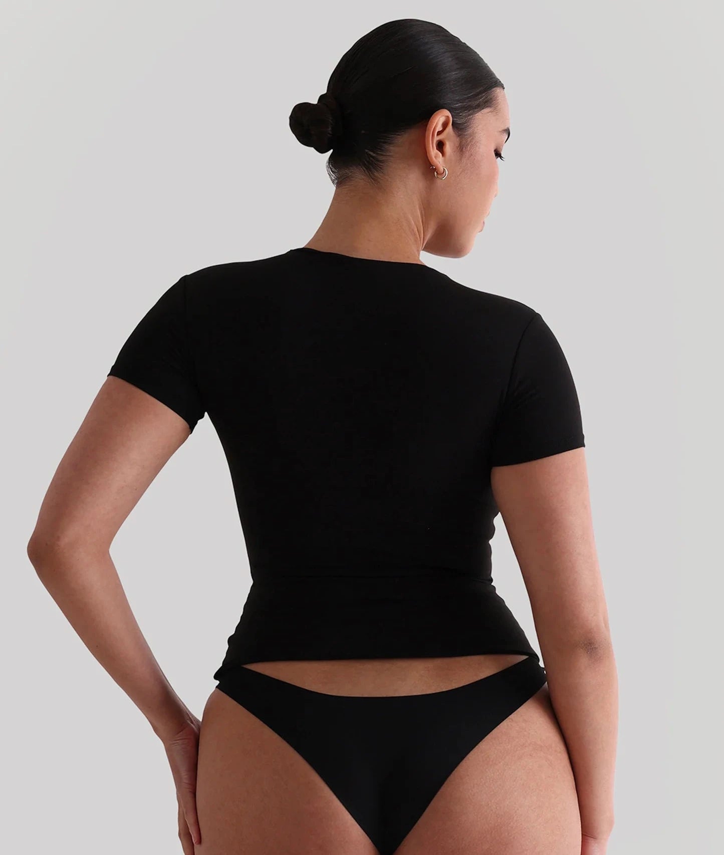 Second Skin T-Shirt with Built-in Bra