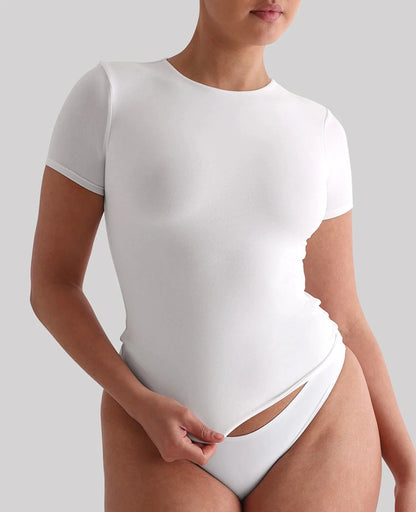 Second Skin T-Shirt with Built-in Bra