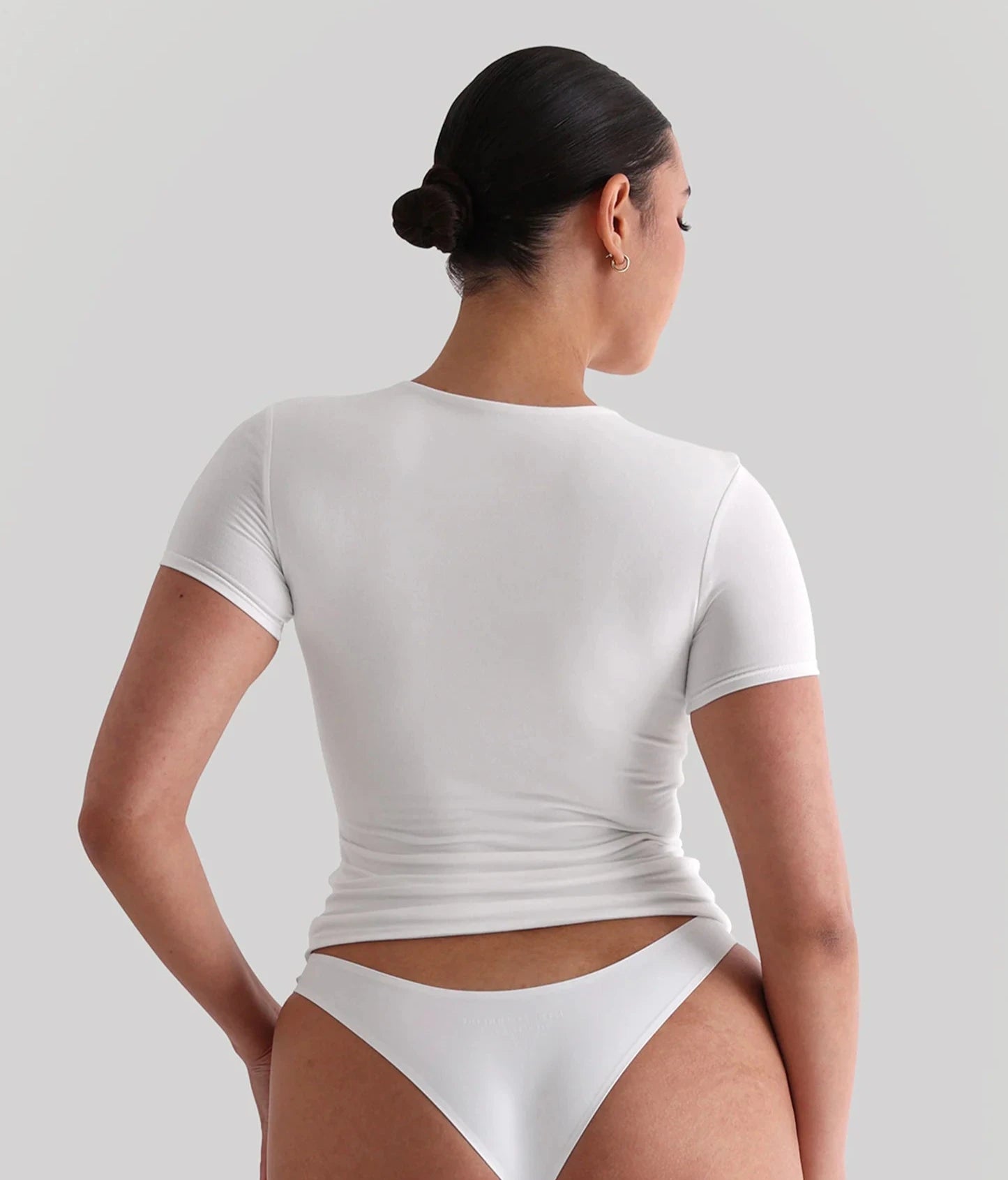 Second Skin T-Shirt with Built-in Bra