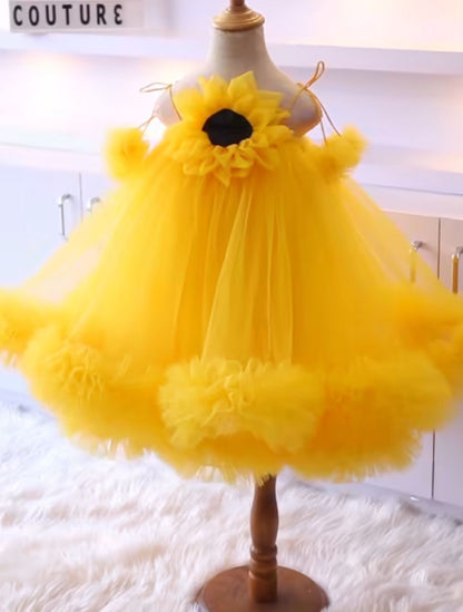 Little Sunshine Yellow Frock for Kids