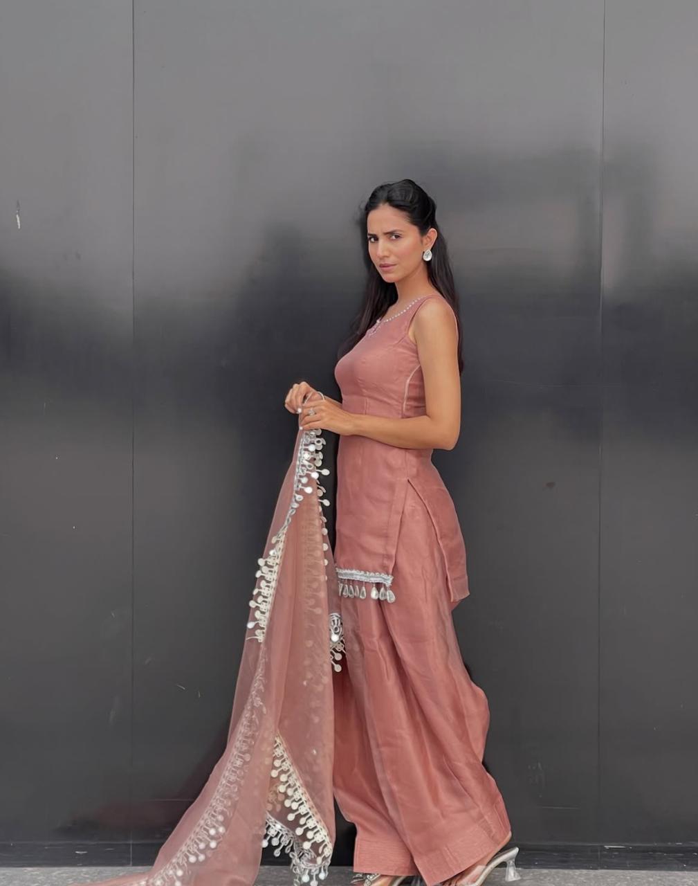 Dusky Rose Glam Suit
