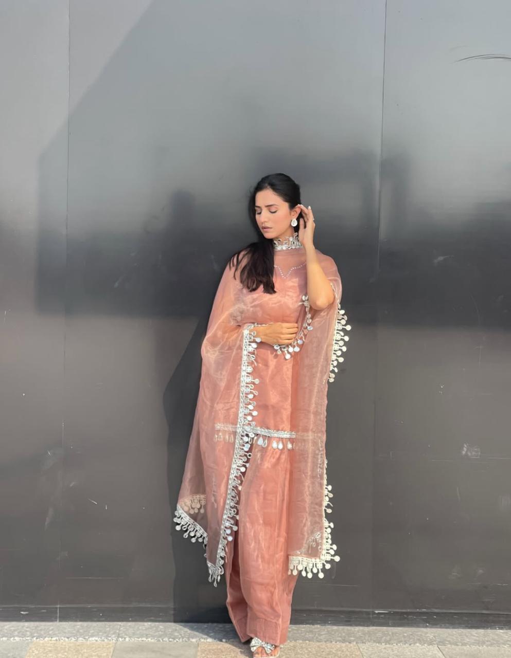 Dusky Rose Glam Suit
