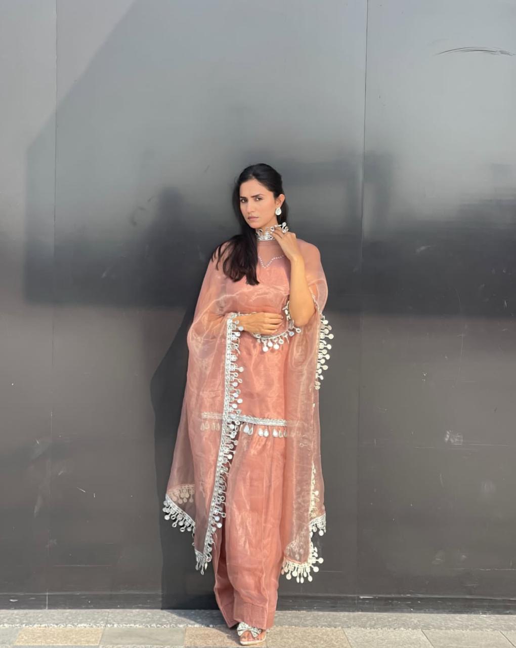 Dusky Rose Glam Suit