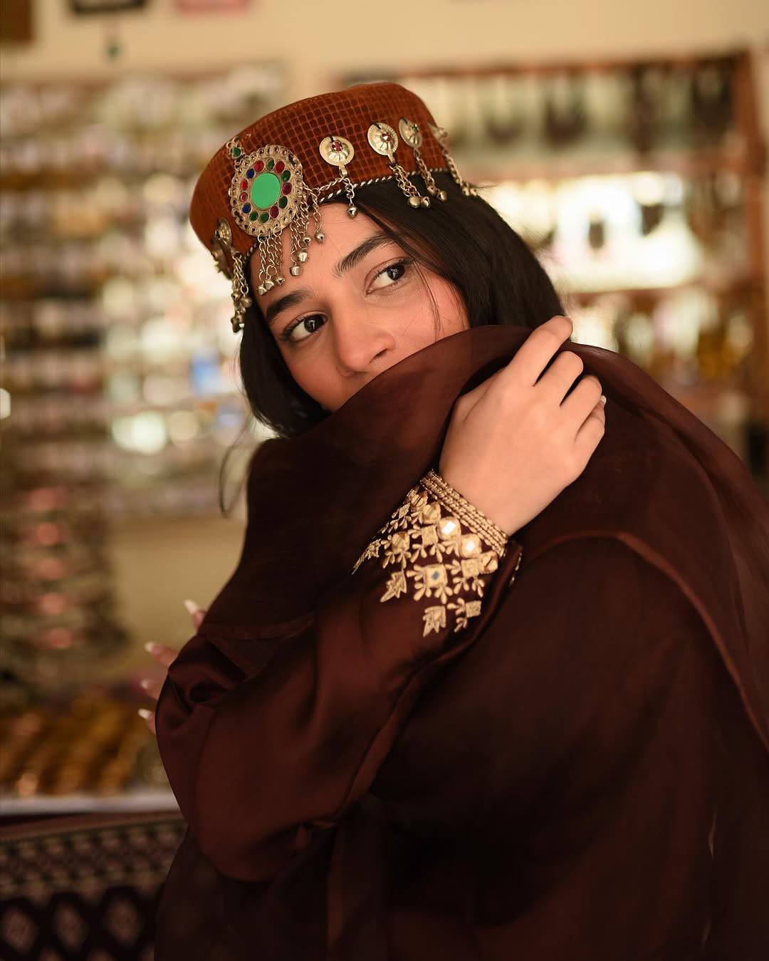 Royal Brown Kashmiri Suit Set