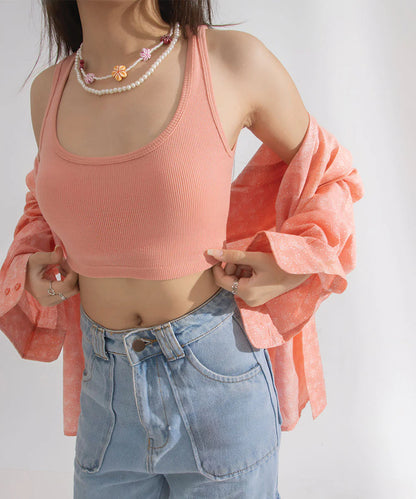 Blush Pink Crop-Top